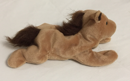 Ty Beanie Baby DERBY the Horse - Sept 16 1995 - Star - Fur Mane - Vintage!!! - Picture 4 of 11