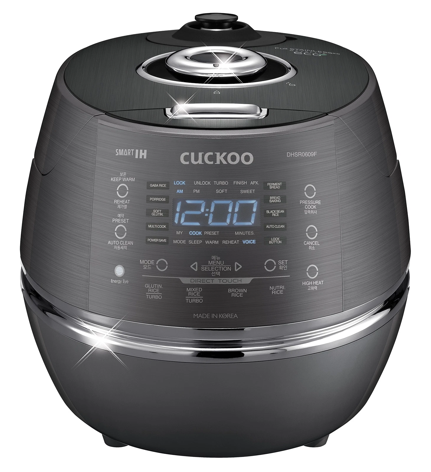 CUCKOO CRP-DHSR0609FD 6-Cup (Uncooked) / 12-Cup Dark Grey)