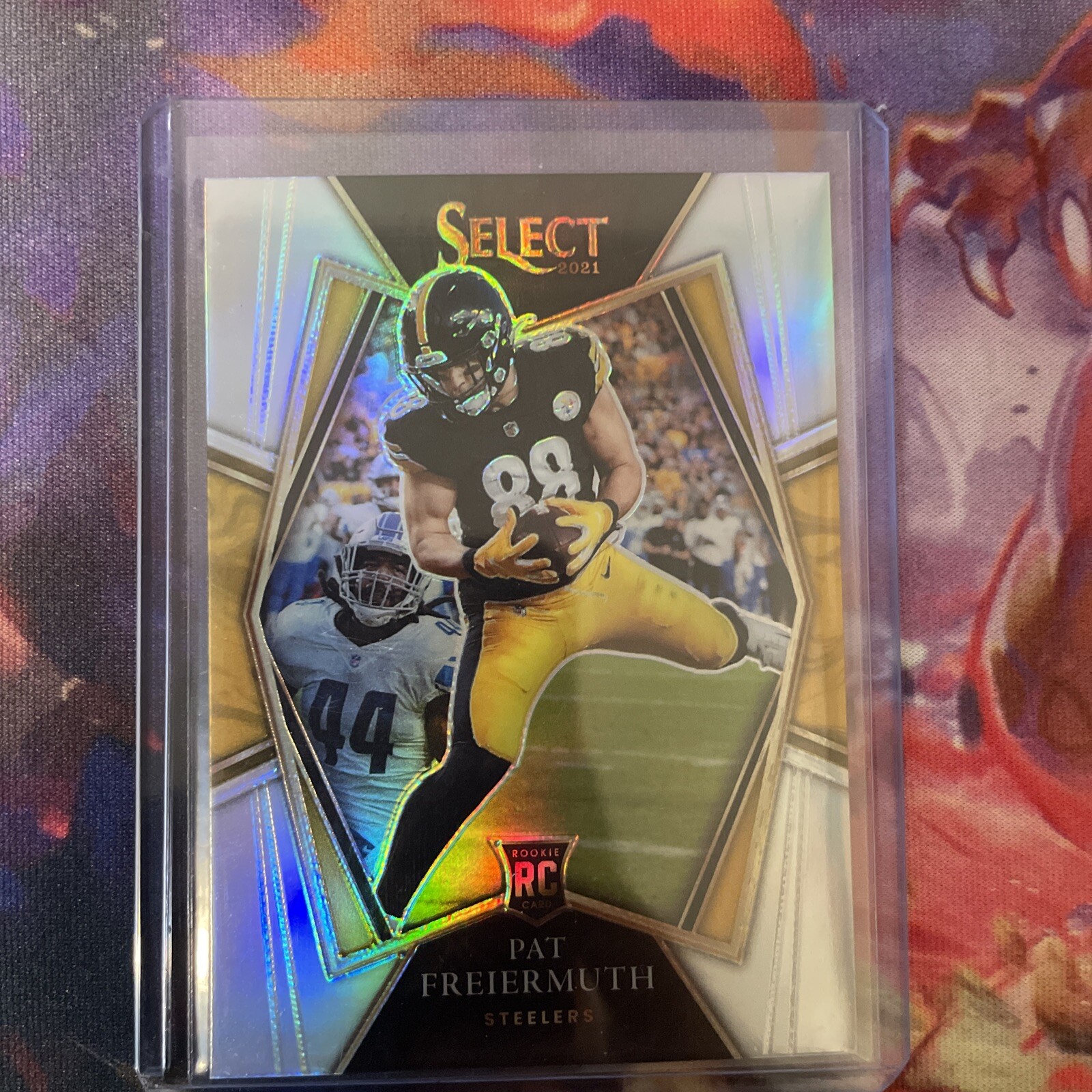 2021 Select Pat Freiermuth Premier Level Rookie Silver Near Mint