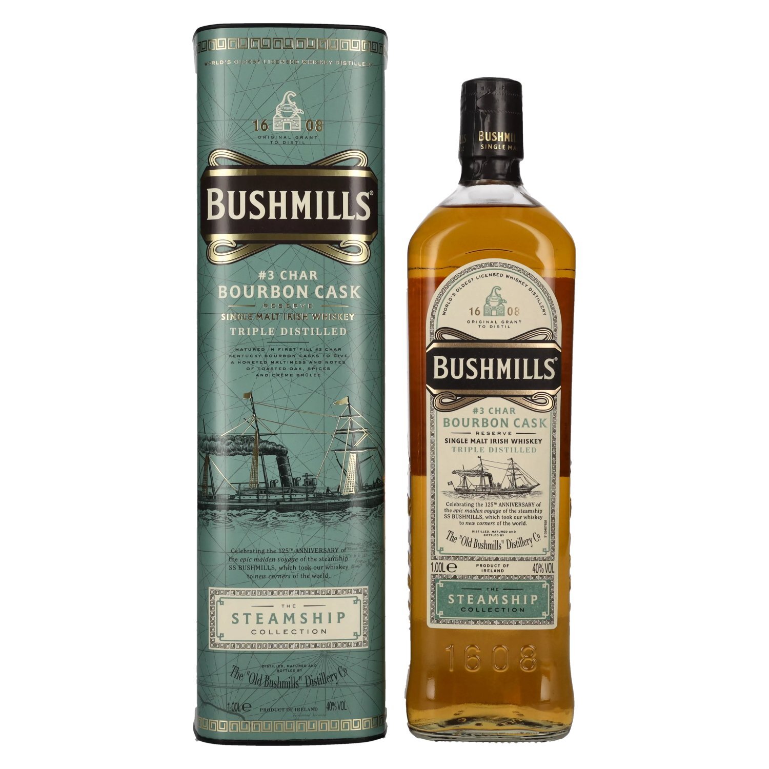 Bushmills CHAR BOURBON CASK Reserve The Steamship Collection