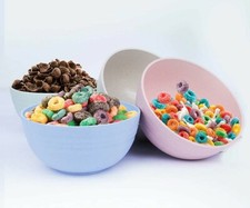 1Pcs Wheat Straw Food Bowls Children Rice Soup Cereal Bowls Salad Bowls Kids