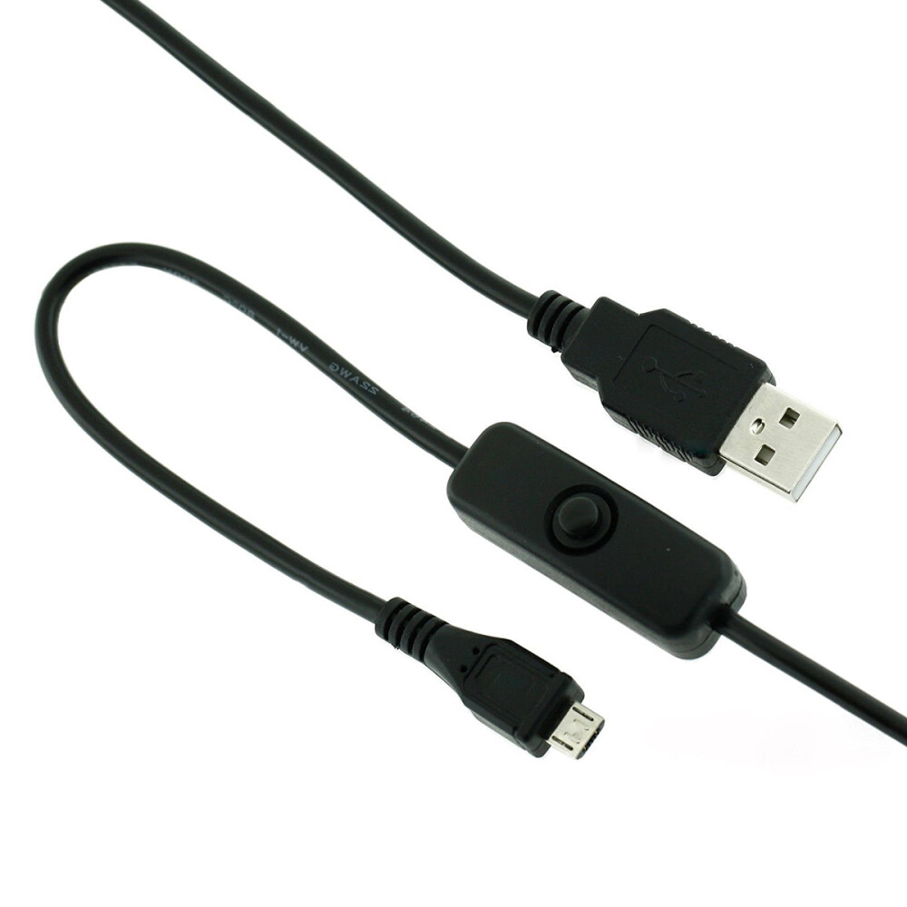 100cm Micro USB Extension Cable with On/Off Power Switch-image