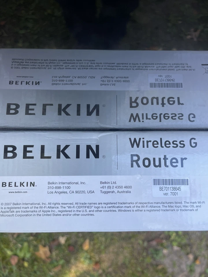 Belkin Wireless G Router ver 6002 Factory Sealed, P57612-D, New - Image 4 of 4
