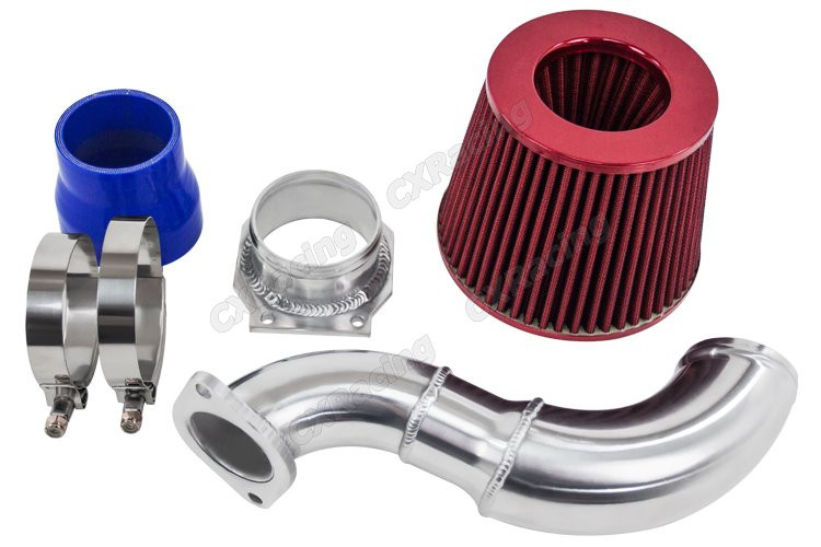 CXRacing Turbo Cold Air Intake Pipe Filter MAF Flange Kit For S13 SR20DET SR20
