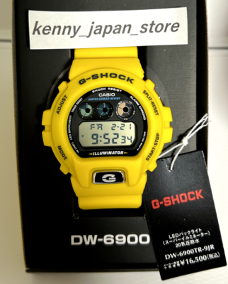 IN HAND! NEW Casio G-Shock Slasher DW-6900TR-9JR Yellow 30th 