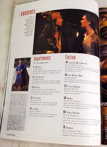 Realms of Fantasy Magazine Aug 2006 - Johnny Depp -Dragons Wizards Warriors - Imagen 4 de 8