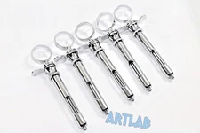 5 NEW DENTAL SYRINGE 1.8mL ANESTHETIC ONE RING SURGICAL DENTAL INSTRUMENTS