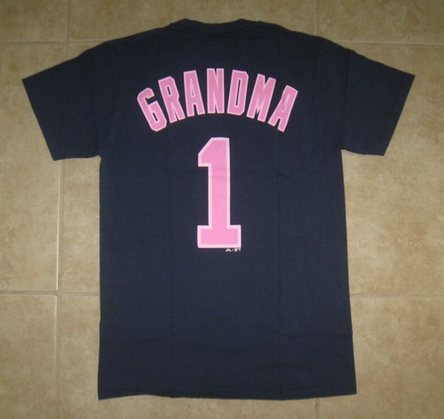 BOSTON RED Sox GRANDMA T Shirt Small Donna Donna Rosa #1 BOSOX MLB BASEBALL - Foto 3 di 4
