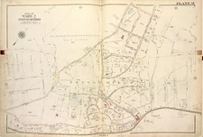 1917 DONGAN HILLS STATEN ISLAND RICHMOND C.C. NEW YORK AV-RICHMOND RD ATLAS MAP