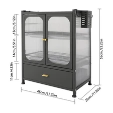 Multifunctional Kitchen Storage Cabinet Dish Cabinet Kitchen Countertop Cabinet