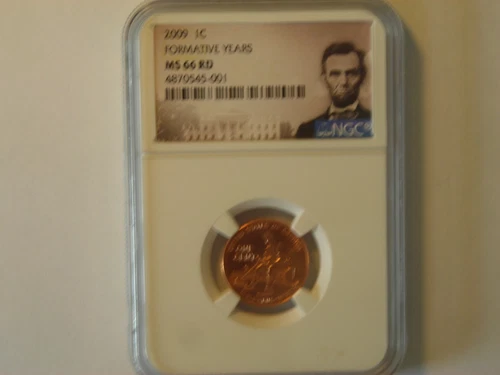 2009 1C ONE Cent NGC MS 66 RD UNC Formative Years