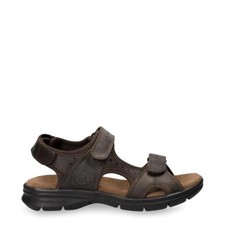 Image of Panama Jack Men’s Leather Sandals Salton Basics C1 Brown Walking Outdoor Sliders