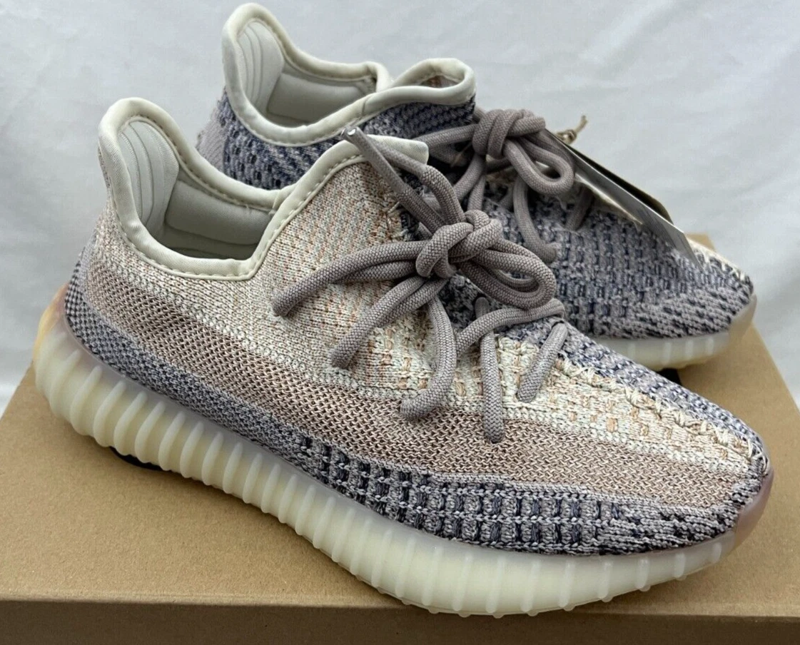 adidas Yeezy Boost 350 V2 Ash Pearl Kanye West Shoes GY7658 Men's Size 4