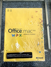 Microsoft Office MAC 2011 Home and Student 1 MAC New as pictured