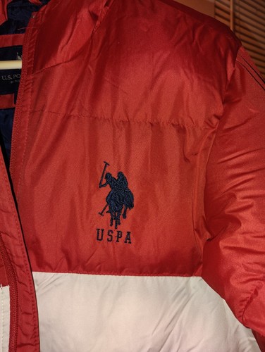 NWT, US POLO ASSN PUFFER JACKET W/ HOOD, RETAIL $100, SIZE SMALL, INCL. GIFT BAG - Picture 4 of 9