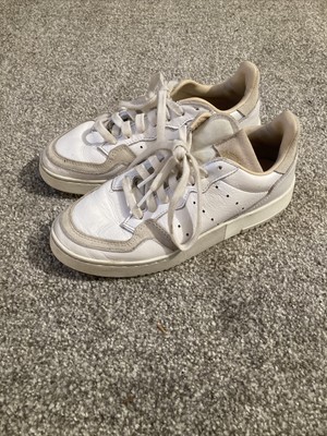 Adidas Supercourt Premium EE6034 White Beige Suede Size 5 | eBay