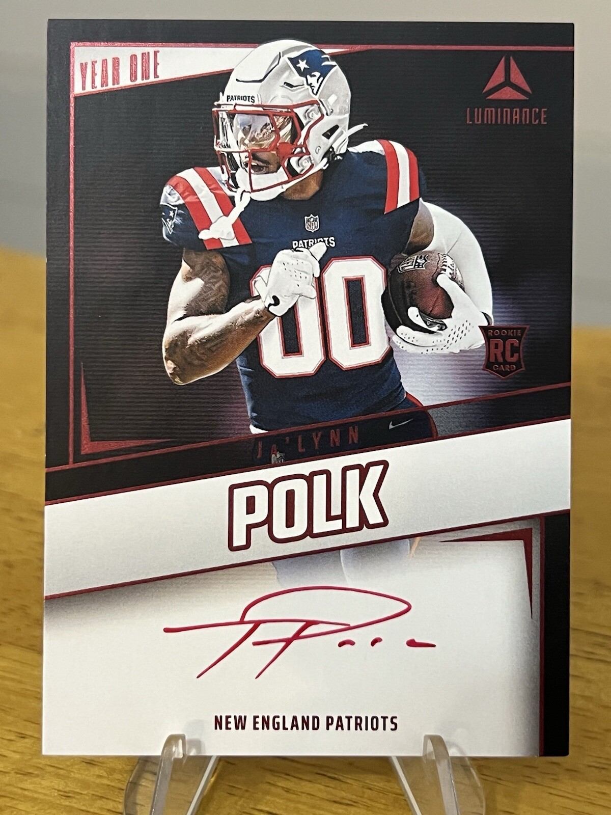 2024 Panini Luminance - Year One Signatures JA’LYNN POLK Red Auto #YOS-JPK *RC*