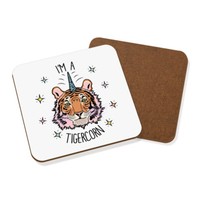 I'm A Tigercorn Untersetzer GeträNke-Unterlage - Lustig Tiger Einhorn Tiere