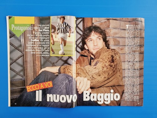 Guerin Sportivo 25-1995 Signori-Baggio-Paul Ince-Del Piero-Fresi-Panathinaikos - Bild 6 von 8