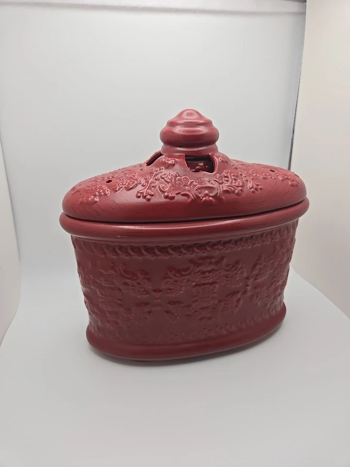 Difusor de fragancia de hoja verde con estuche rojo chino vintage diseño de China decoración de aroma Foto 3 de 4