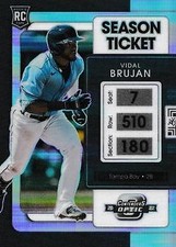 Vidal Brujan 2022 Panini Chronicles #8 Contenders Optic Holo Tampa Bay Rays