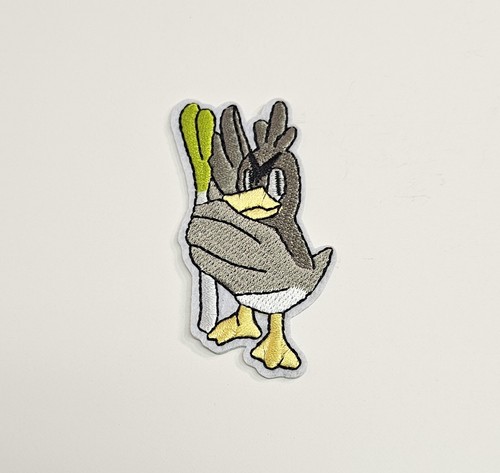 Pokemon Farfetch'd Character Flying Type Poke Embroidered Iron/Sew On Patch - Picture 3 of 13