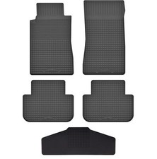 Gummifußmatten + Tunnel: Mercedes SL R107 1985-1989