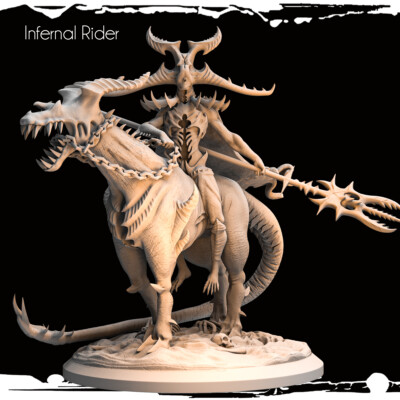 Infernal Rider by Monolith Arts | D&D | DnD | Print on Demand