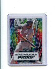 Marketplace image: 2024 Leaf Metal Baseball Rainbow Superfractor Proof David Ortiz 1/1