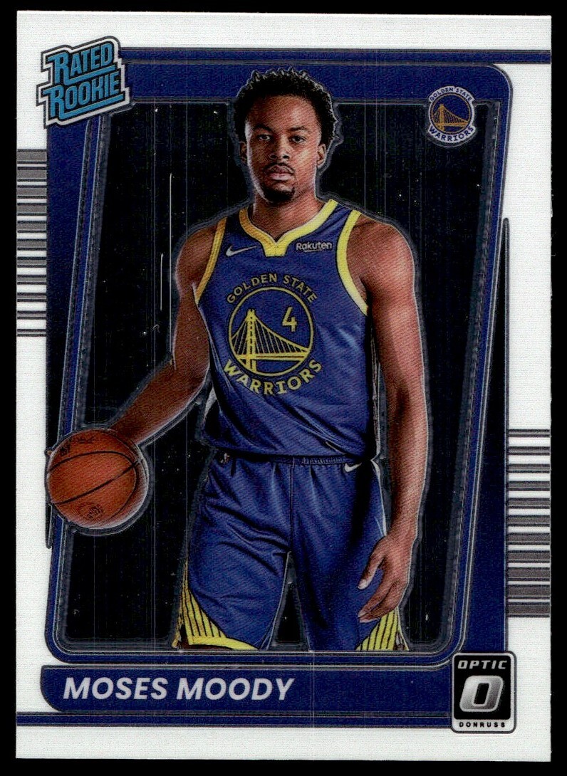 2021-22 Donruss Optic Moses Moody Rookie K1 Golden State Warriors #184