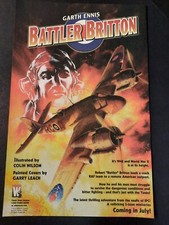 Wildstorm BATTLER BRITTON Colin Wilson Art war ~ Comic Page PRINT AD 2006