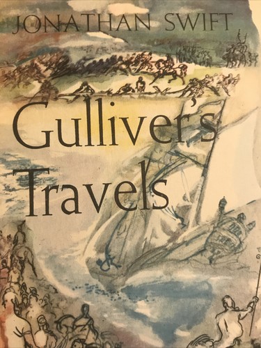 1945 - Gullivers Travels - Jonathan Swift - Literary Guild - Hardcover - Book - Picture 3 of 10