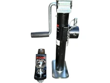 Curt 28321 Pipe-Mount Swivel Jack with Curt 45036 Trailer Hitch Ball