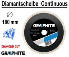 Diamanttrennscheibe Diamantscheibe Trennscheibe Ø 180 mm Trockenschnitt Continus