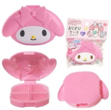 Sanrio My Melody 4 Grid Pill Case Compact Travel Japan New