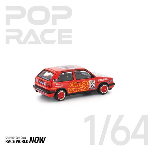 (Pre-order) POPRACE 1/64 GOLF GTI MkII - TEAM DEMON TWEEKS BTCC 1988 Model Car - Bild 6 von 10