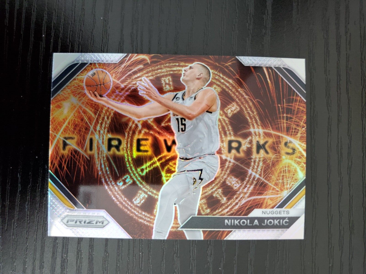 Nikola Jokic - 2023-24 Panini Prizm Fireworks Insert #22