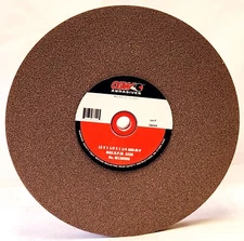 CGW 38044 BENCH GRINDING WHEEL 12 x 1-1/2 x 1-1/4 T1 A60MV (NEW)