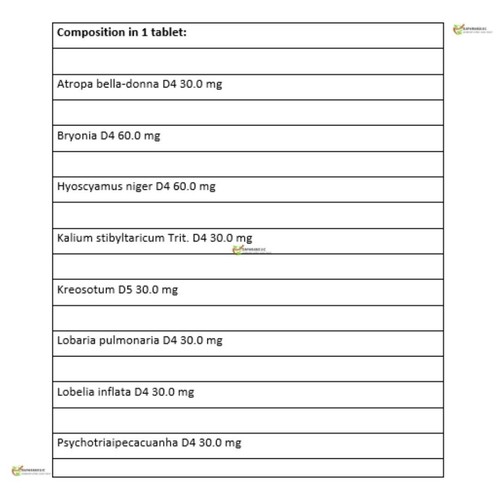 Bronchalis Heel Homeopathy Solution Acute Chronic Bronchitis Heel 50 tab 10 PACK - Picture 2 of 6