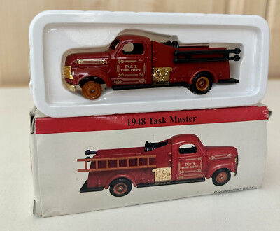 Vintage 1948 Reader's Digest Promo Task Maser Fire Truck 1:64 Scale