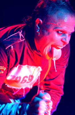 Keith Flint of Prodigy during Coachella Music Festival, April 27 a- Old Photo 11
