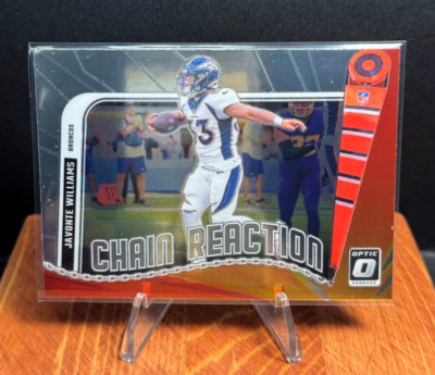 2024 Panini Donruss Optic - Chain Reaction Javonte Williams #9 (RC) - Broncos RC
