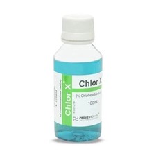 Dental CHLOR X Mouthwash 100ml Bottle a Chlore-Hexidine Solution Cavity Cleanser