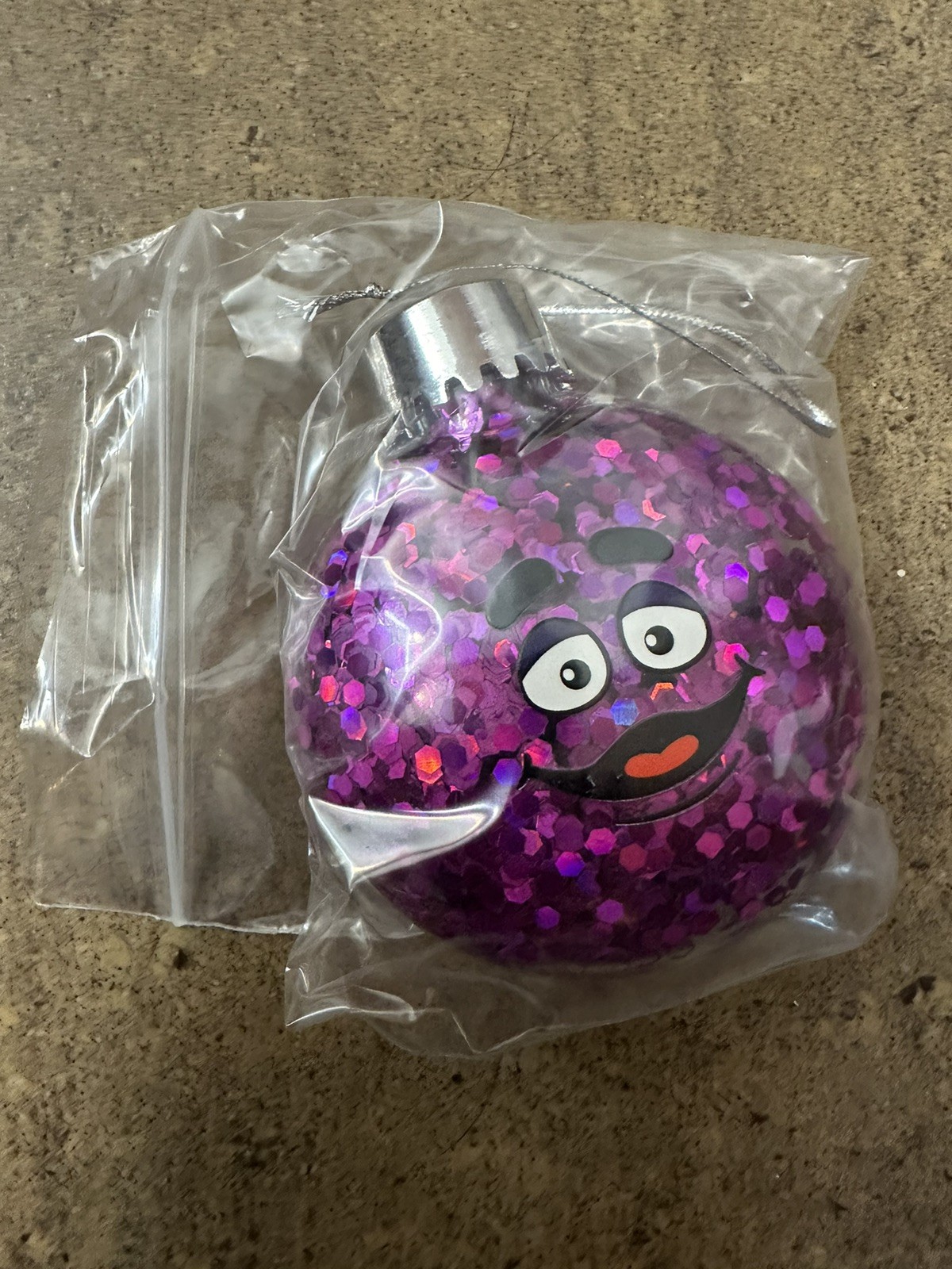 McDonald’s Grimace Confetti Christmas Ornament By Gordon Sinclair