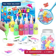 Magic Water Elf Toy Craft Kits for Kids, DIY Your Own Aqua Fairy Water Pets Sq