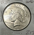 1935-P PEACE DOLLAR WITH MINTAGE OF ONLY 1,576.000