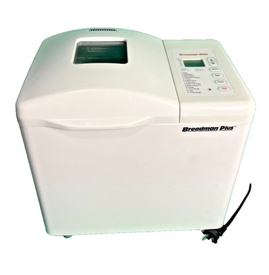 Breadman Plus Automatic Bread Maker Machine White 13 Program Digital Breadmaker