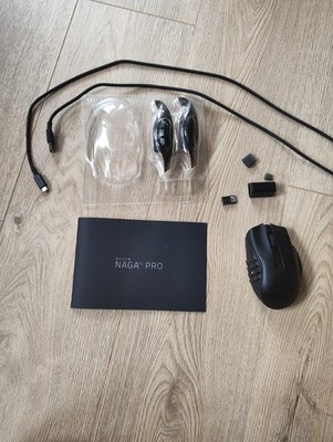 Razer Naga V2 Pro - kabellose MMO Gaming Maus, schwarz