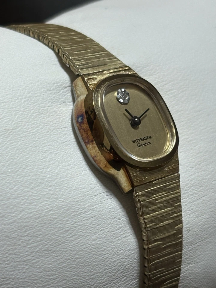 Reloj mecánico vintage suizo Wittnauer Geneve para mujer 17J para piezas/reparación Foto 3 de 4