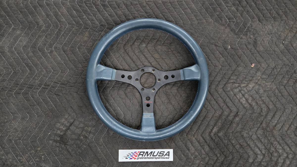 6728 MADE IN ITARY製 ステアリング 36 Dino Steering Wheel Made in Italy Italian Nuova Raid Blue 380mm | eBay